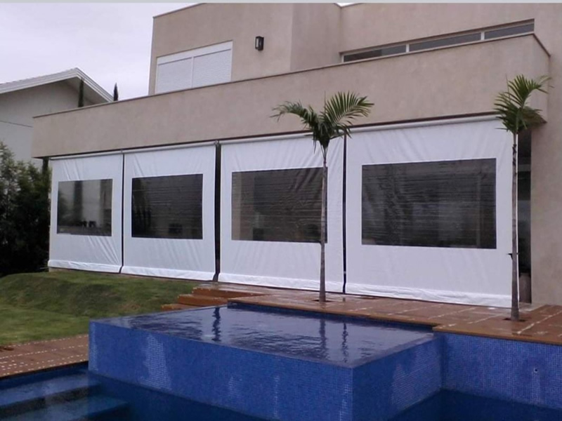 Toldos Tipo Cortina com Visor